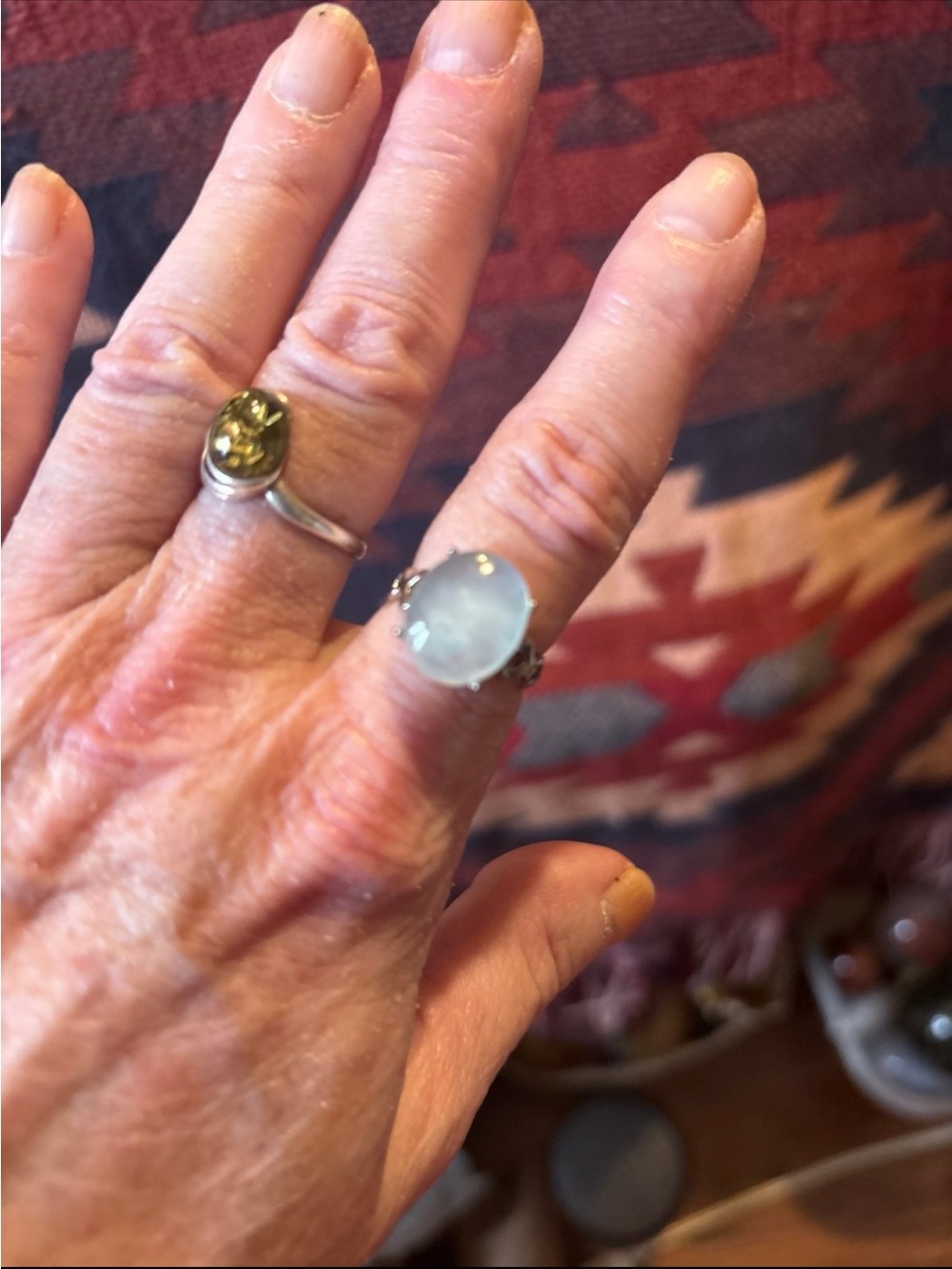 Sterling Silver Aquamarine Cocktail Ring